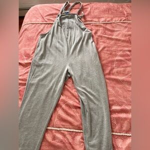 NWT Large Gray Old Navy Maternity Sweat Pant Overalls
